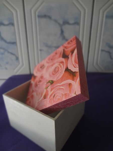 Caixa Tampa Rosas